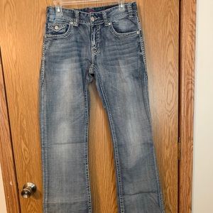 Women’s Rock&roll Cowgirl jeans size 29x36. Great condition!